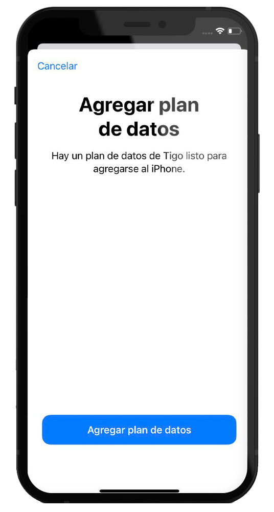 Plan datos disponibles - eSIM - SIM Virtual - iPhone | iOS - Tigo Nicaragua