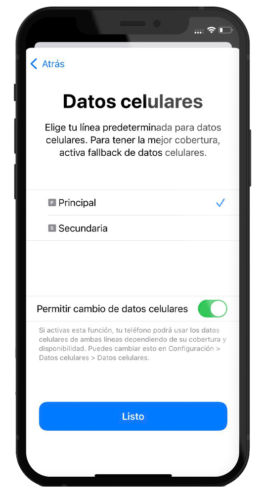 Línea Predeterminada - eSIM - SIM Virtual - iPhone | iOS - Tigo Nicaragua