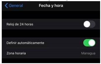Hora Automática | iOS - App Mi Tigo Nicaragua