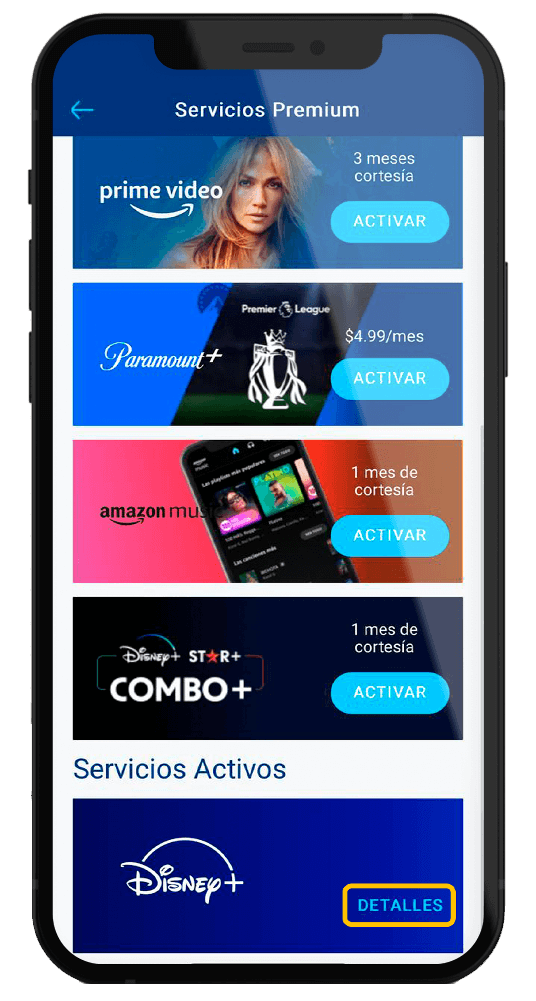 Detalle Premium | Combo+ | Disney+ | Star+ - Tigo Nicaragua