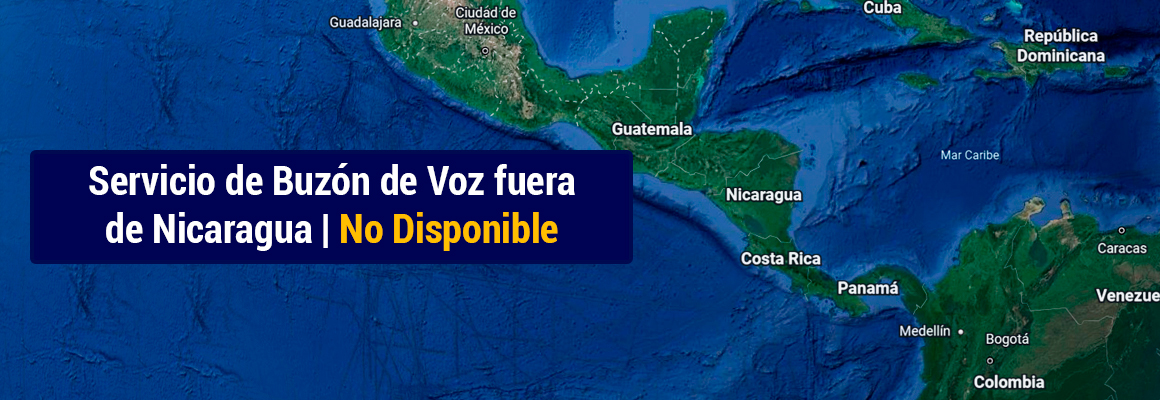 Servicio de Buz n de Voz fuera de Nicaragua No Disponible