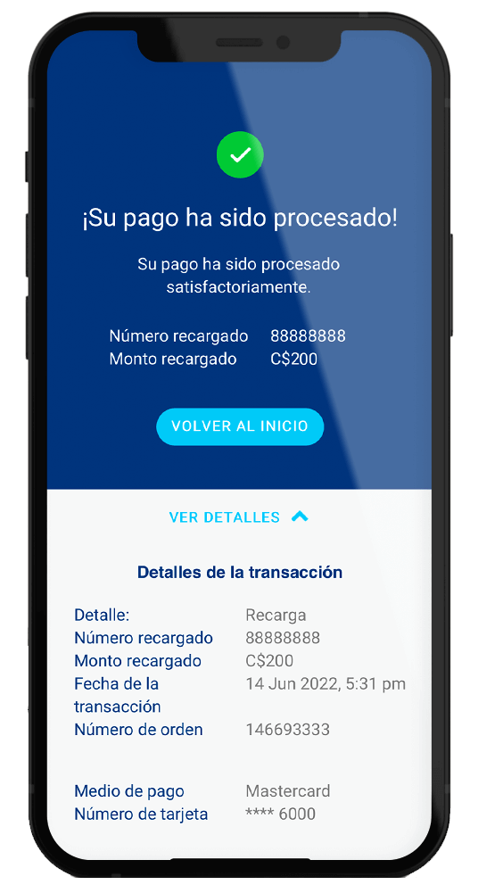 Notificación | Comprar - Activar Megapacks | App - Recarga Tigo Nicaragua