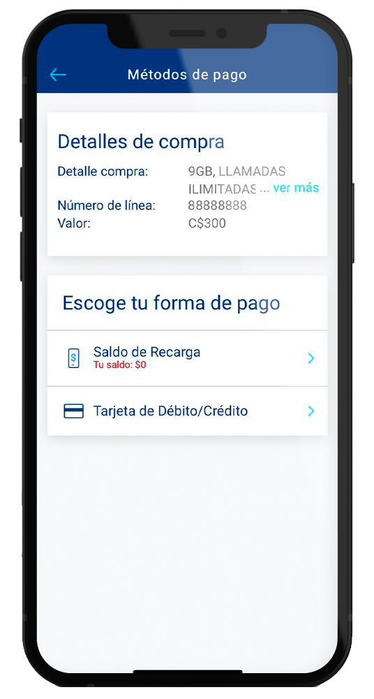 Metodo Pago | Comprar - Activar Preplan | App - Recarga Tigo Nicaragua