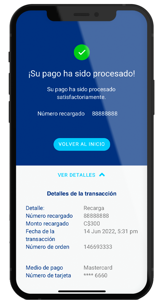Confirmación | Comprar - Activar Preplan | App - Recarga Tigo Nicaragua