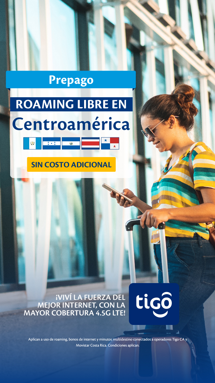Oferta Roaming Libre Centro América - Tigo Nicaragua